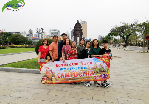 Hình ảnh đoàn du lịch Campuchia khởi hành mùng 4 Tết 2020